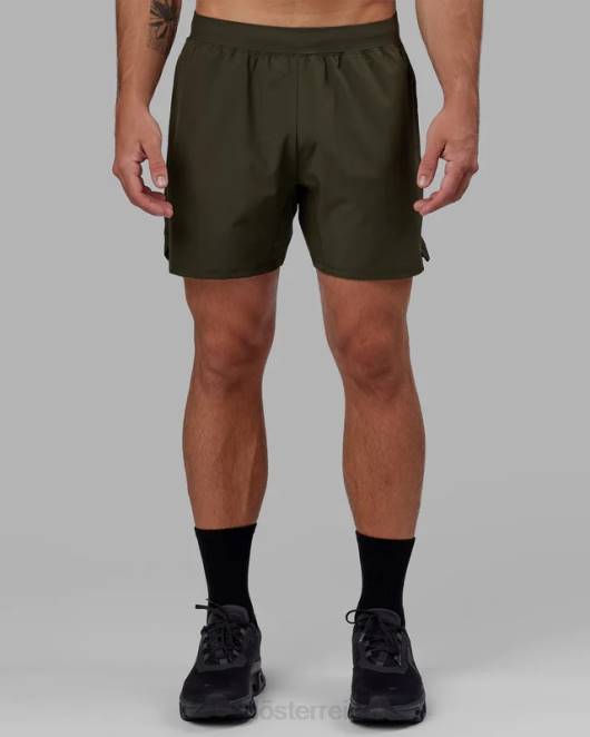 Z8RH1067 LSKD Männer Challenger 6'' gefütterte Performance-Shorts – Forest Night Bekleidung