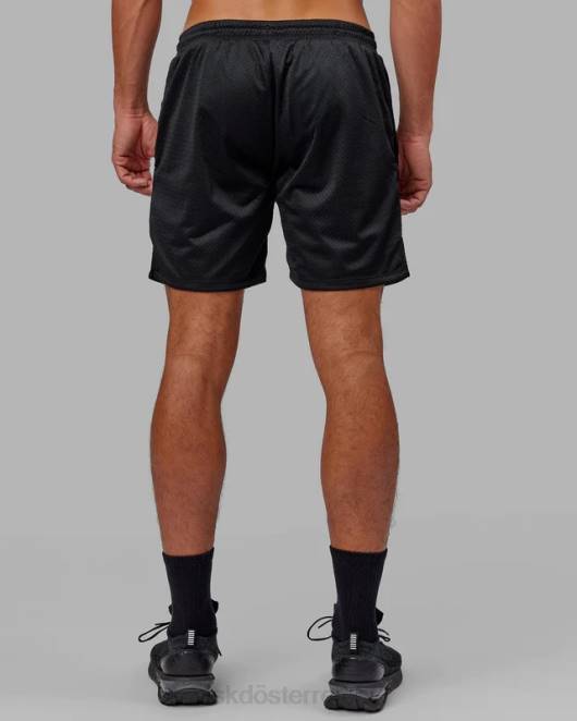 Z8RH1070 LSKD Männer Grundlegende Mesh-Shorts – Schwarz Bekleidung