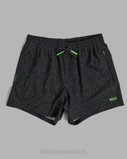Z8RH1076 LSKD Männer Rep 5'' Performance-Shorts – Dschungel-Spot-Print Bekleidung