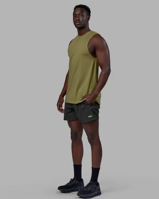 Z8RH1076 LSKD Männer Rep 5'' Performance-Shorts – Dschungel-Spot-Print Bekleidung