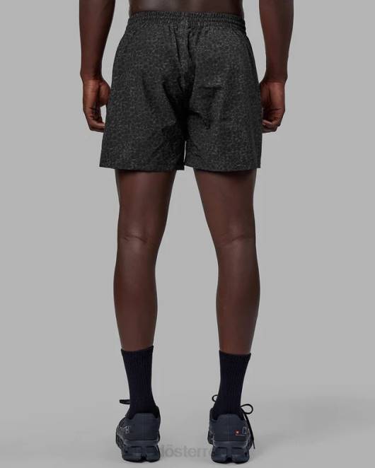 Z8RH1076 LSKD Männer Rep 5'' Performance-Shorts – Dschungel-Spot-Print Bekleidung