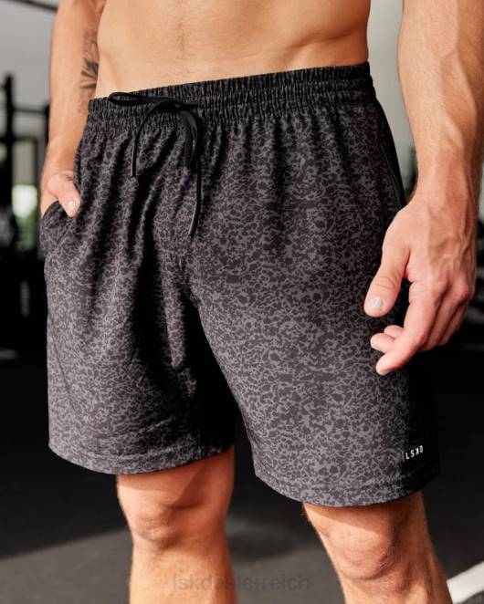 Z8RH1102 LSKD Männer Rep 7'' Performance Short – schwarze Radierung Bekleidung