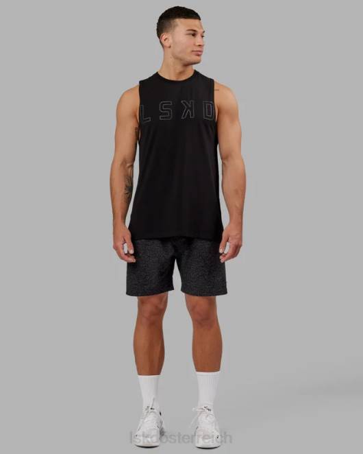 Z8RH1102 LSKD Männer Rep 7'' Performance Short – schwarze Radierung Bekleidung