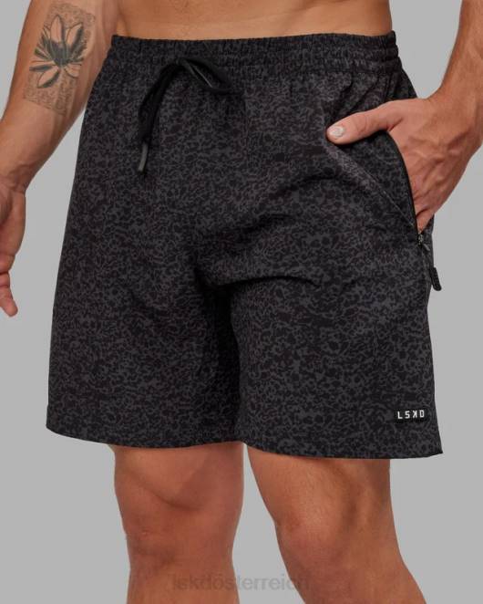 Z8RH1102 LSKD Männer Rep 7'' Performance Short – schwarze Radierung Bekleidung