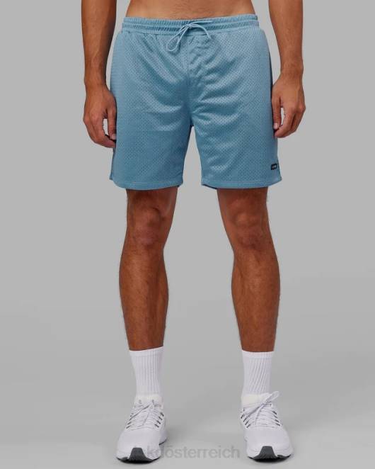 Z8RH1114 LSKD Männer Grundlegende Mesh-Shorts – Azurblau Bekleidung