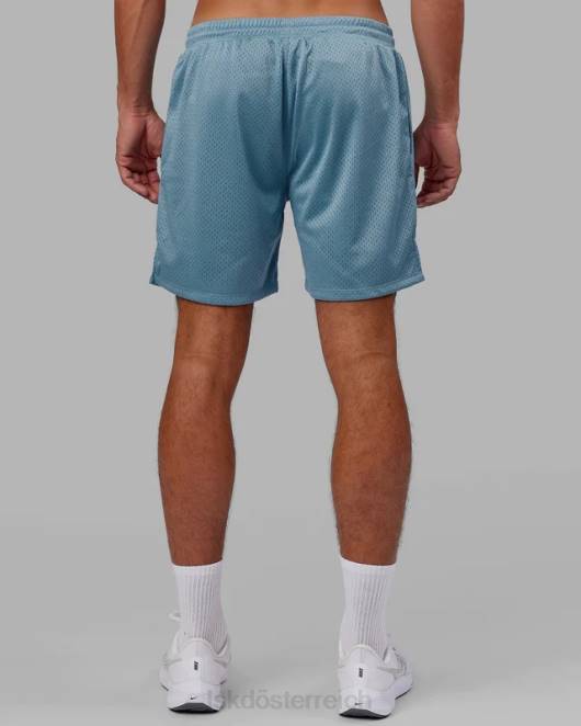Z8RH1114 LSKD Männer Grundlegende Mesh-Shorts – Azurblau Bekleidung