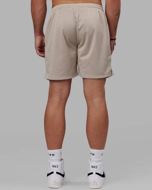 Z8RH1116 LSKD Männer Grundlegende Mesh-Shorts – Schieferbeige Bekleidung