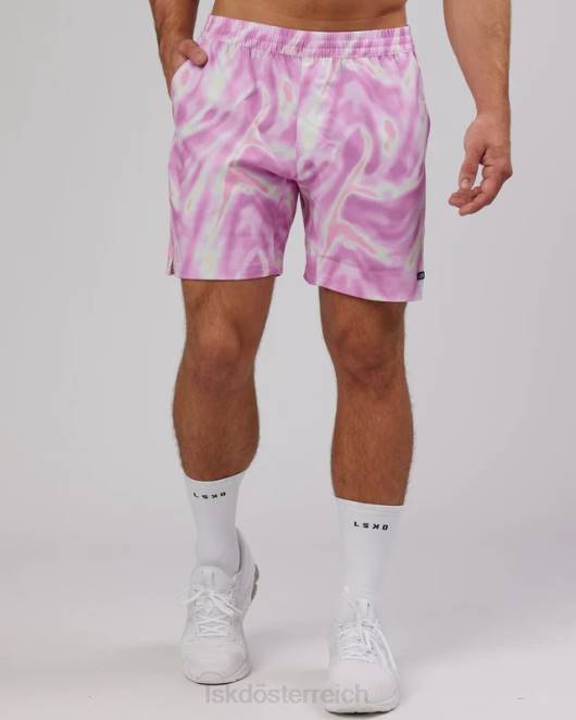 Z8RH1122 LSKD Männer Intensity 7'' Performance Ripstop Short – Euphoria-Pink Bekleidung
