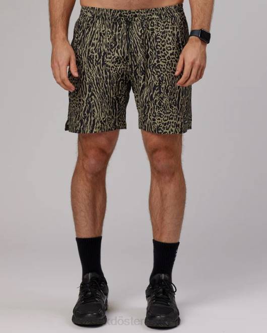 Z8RH1124 LSKD Männer Hunter 7'' Performance Short – Laurel Oak-Schwarz Bekleidung