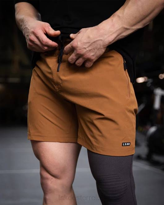 Z8RH1126 LSKD Männer Rep 7'' Performance Short – Kamel Bekleidung