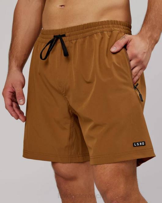 Z8RH1126 LSKD Männer Rep 7'' Performance Short – Kamel Bekleidung