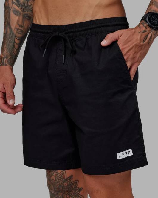 Z8RH1130 LSKD Männer täglich kurz - schwarz-weiß Bekleidung