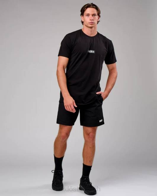 Z8RH1130 LSKD Männer täglich kurz - schwarz-weiß Bekleidung