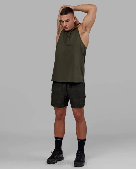 Z8RH1005 LSKD Männer Deluxe-Pimaflx-Tanktop – Waldnacht Bekleidung