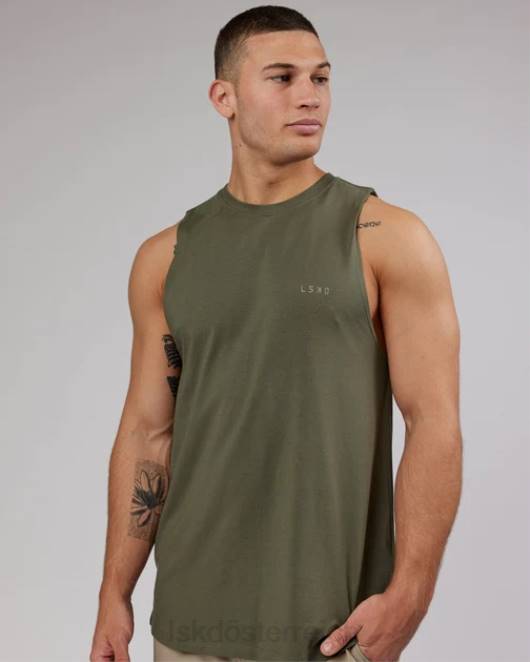 Z8RH1008 LSKD Männer Deluxe-Pimaflx-Tanktop – olivfarben Bekleidung