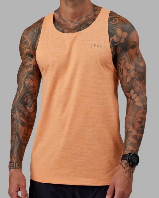 Z8RH1009 LSKD Männer Führen Sie einen Vapourflx-Tank durch - Mandarinenmergel Bekleidung