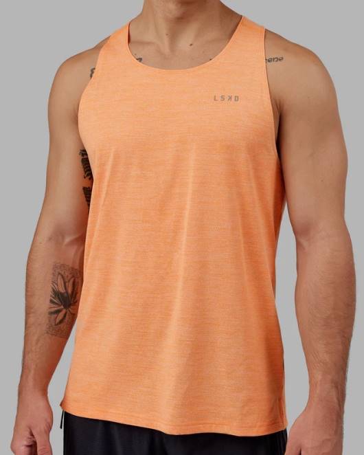 Z8RH1009 LSKD Männer Führen Sie einen Vapourflx-Tank durch - Mandarinenmergel Bekleidung
