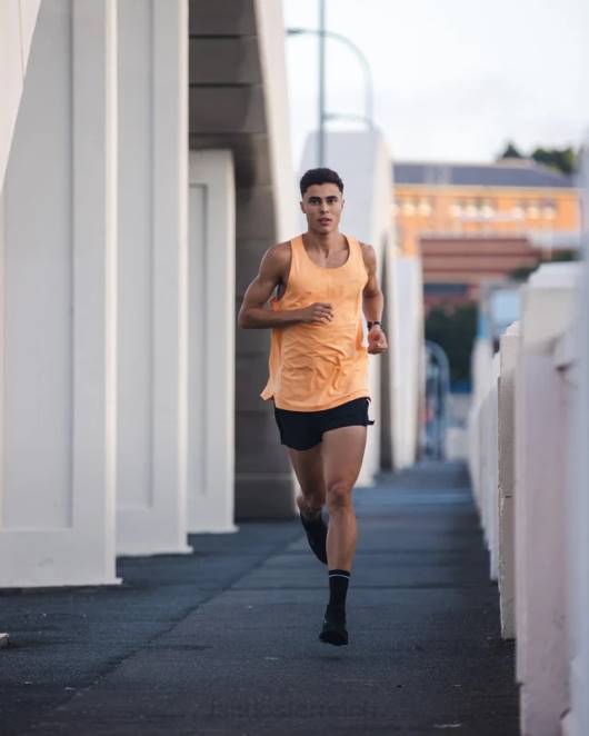 Z8RH1009 LSKD Männer Führen Sie einen Vapourflx-Tank durch - Mandarinenmergel Bekleidung