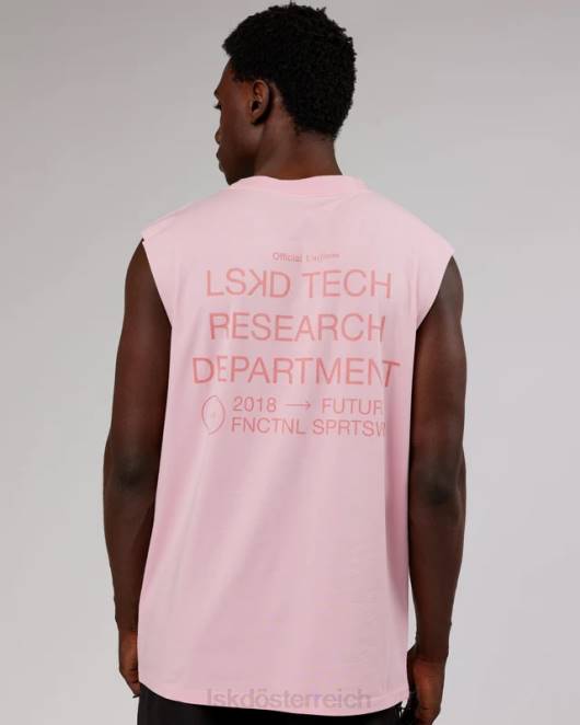 Z8RH1018 LSKD Männer Übergroßes Tanktop aus ltrd flxcotton – gebleichtes Mauve Bekleidung