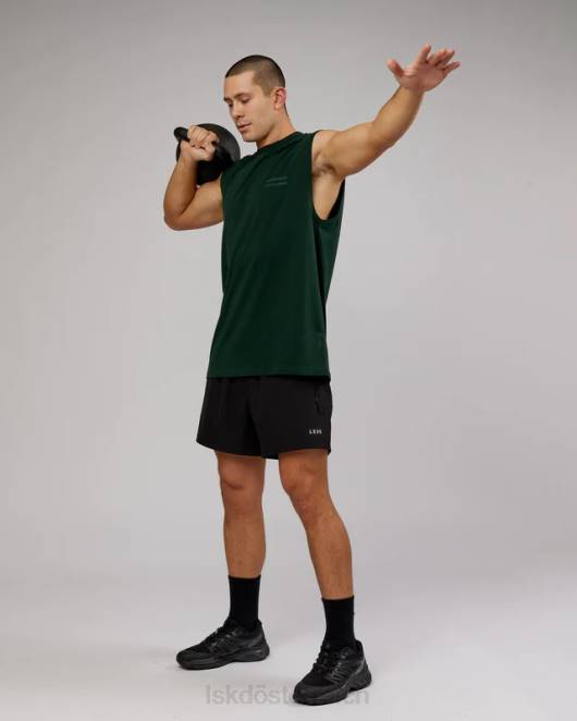 Z8RH1019 LSKD Männer Quad FlxCotton Box Tank – Wald Bekleidung