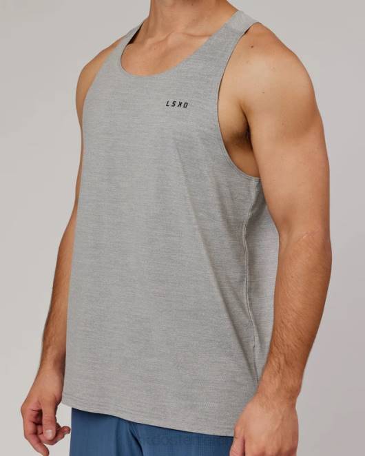 Z8RH993 LSKD Männer Perform Vapourflx-Tank – hellgrau meliert Bekleidung
