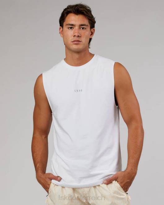 Z8RH996 LSKD Männer Basis-Flxcotton-Tanktop – weiß Bekleidung