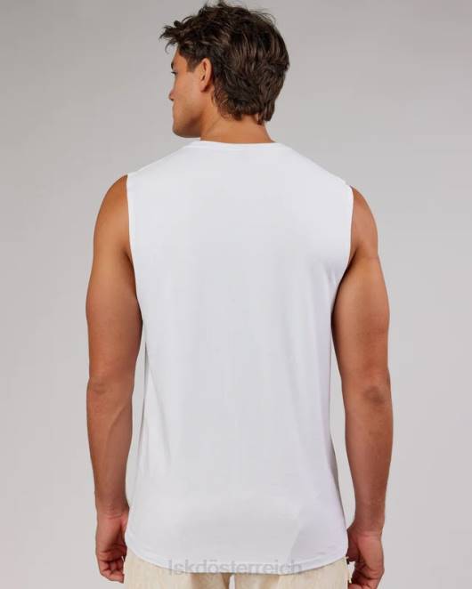 Z8RH996 LSKD Männer Basis-Flxcotton-Tanktop – weiß Bekleidung
