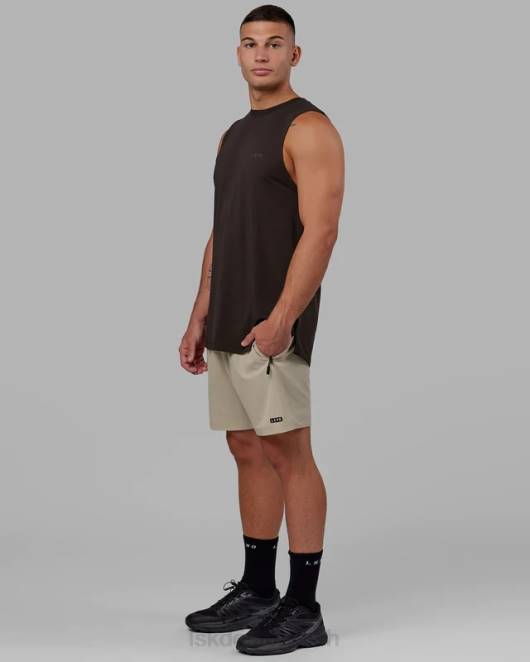 Z8RH999 LSKD Männer Deluxe-Pimaflx-Tanktop – dunkles Walnussholz Bekleidung