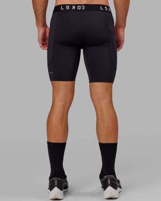 Z8RH1150 LSKD Männer Führen Sie eine kurze Tight durch - schwarz Bekleidung