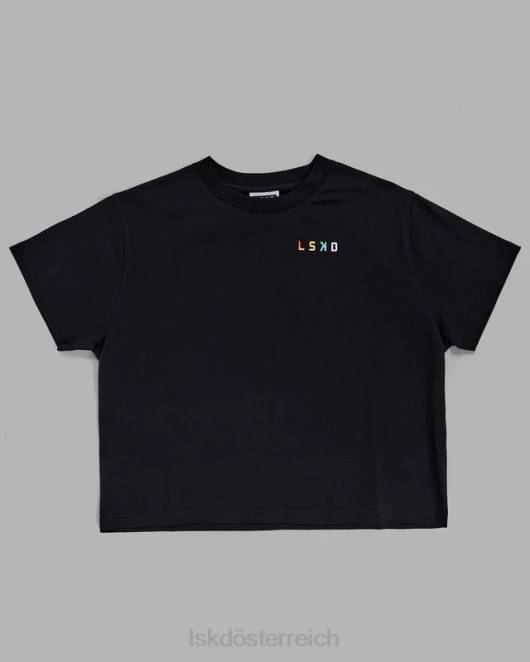 Z8RH1151 LSKD Kinder T-Shirt verstärken – schwarz Bekleidung