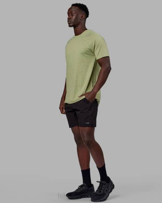 Z8RH914 LSKD Männer perform vapourflx tee - moss stone marl Bekleidung