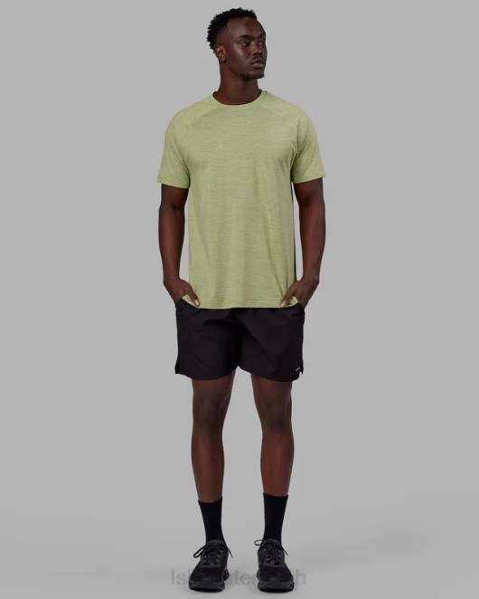 Z8RH914 LSKD Männer perform vapourflx tee - moss stone marl Bekleidung