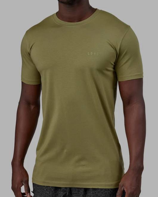 Z8RH915 LSKD Männer Deluxe-Pimaflx-T-Shirt – Moosstein Bekleidung