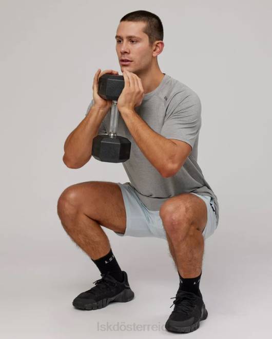 Z8RH925 LSKD Männer Perform Vapourflx T-Shirt – Hellgrau meliert Bekleidung