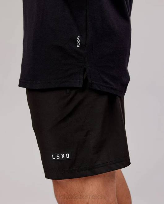 Z8RH930 LSKD Männer Power Flxdry T-Shirt – schwarz-weiß Bekleidung