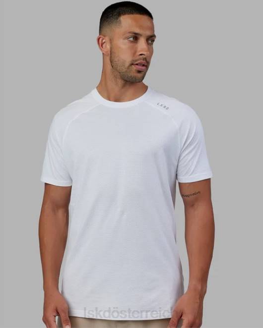 Z8RH931 LSKD Männer Perform Vapourflx T-Shirt – weiß meliert Bekleidung
