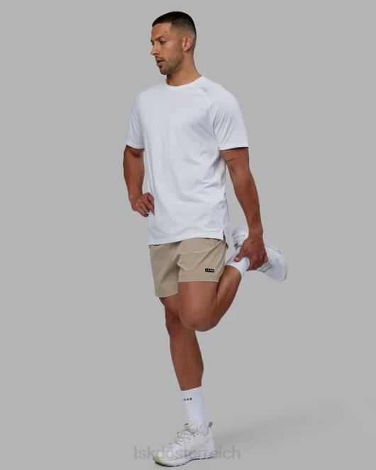 Z8RH931 LSKD Männer Perform Vapourflx T-Shirt – weiß meliert Bekleidung