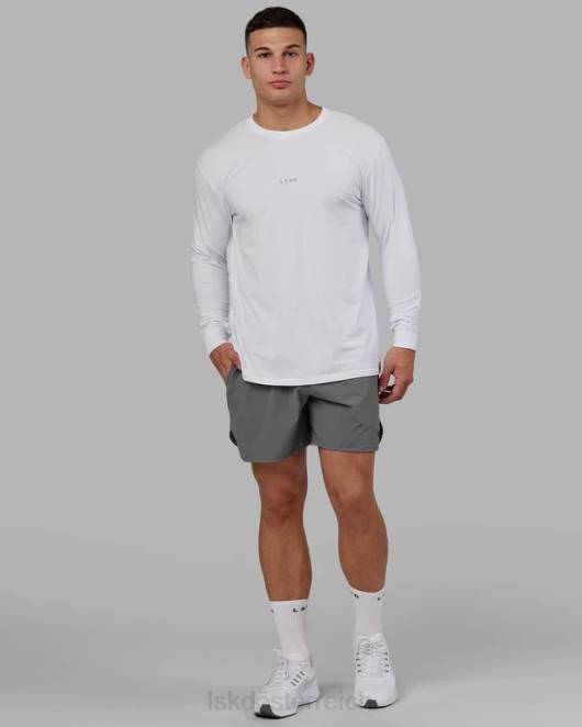 Z8RH937 LSKD Männer Base flxcotton ls tee – weiß Bekleidung