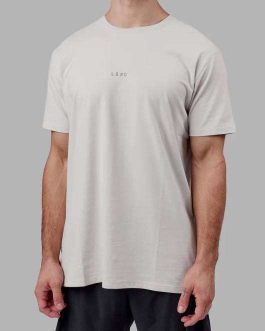 Z8RH941 LSKD Männer Base flxcotton T-Shirt – Mondstein Bekleidung