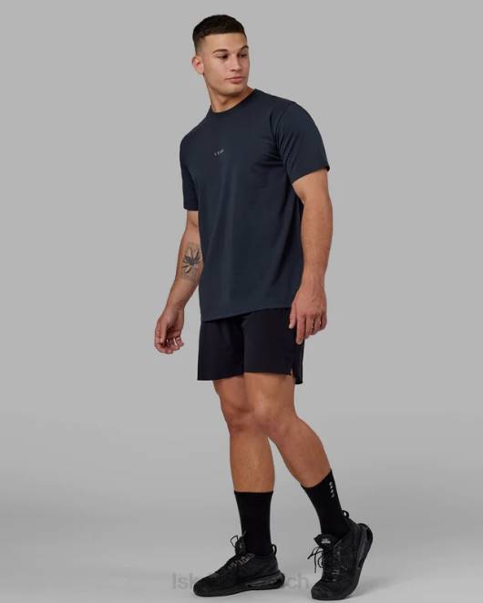 Z8RH943 LSKD Männer Base flxcotton T-Shirt – Marineblau Bekleidung