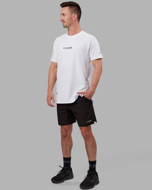 Z8RH946 LSKD Männer fitstop optimales T-Shirt – weiß Bekleidung