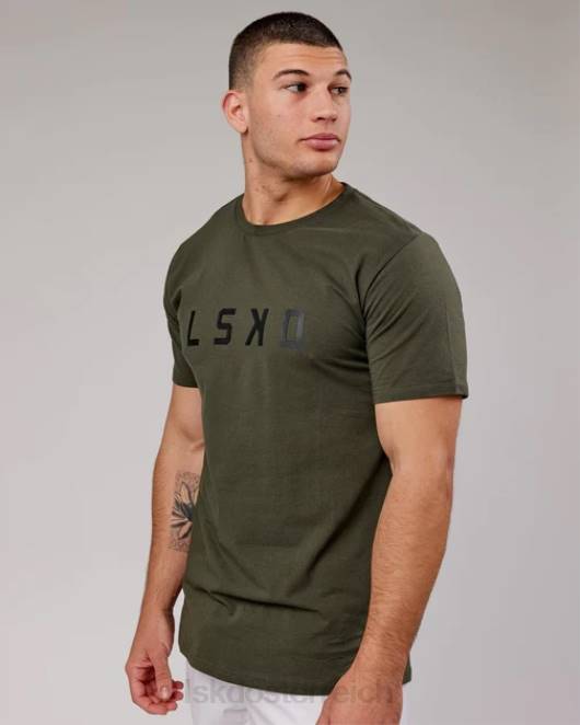 Z8RH948 LSKD Männer Power Flxdry Performance T-Shirt – Waldnacht Bekleidung