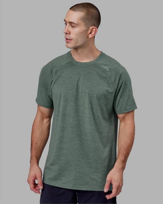 Z8RH949 LSKD Männer Perform Vapourflx Tee – Dark Forest Bekleidung