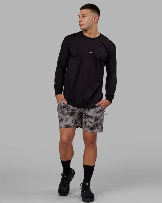 Z8RH951 LSKD Männer Base flxcotton ls tee – schwarz Bekleidung