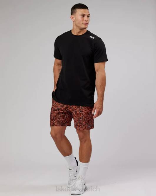 Z8RH954 LSKD Männer Athlet flxcotton T-Shirt – schwarz Bekleidung