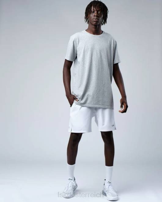 Z8RH956 LSKD Männer Rival FLXCotton Training Fit T-Shirt – Hellgrau meliert Bekleidung