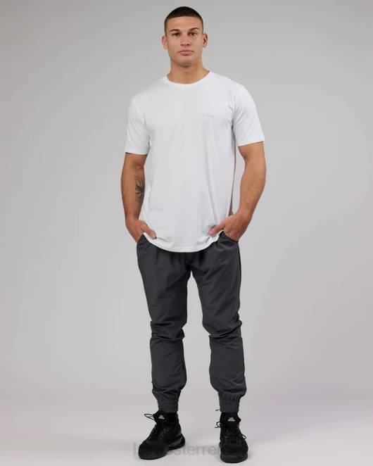 Z8RH959 LSKD Männer Deluxe-Pimaflx-T-Shirt – weiß Bekleidung