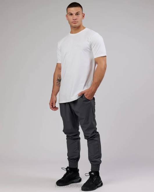 Z8RH959 LSKD Männer Deluxe-Pimaflx-T-Shirt – weiß Bekleidung