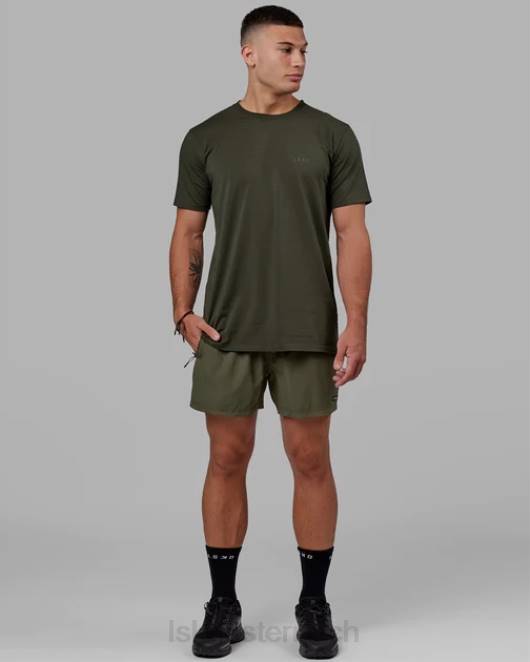 Z8RH963 LSKD Männer Deluxe-Pimaflx-T-Shirt – Waldnacht Bekleidung