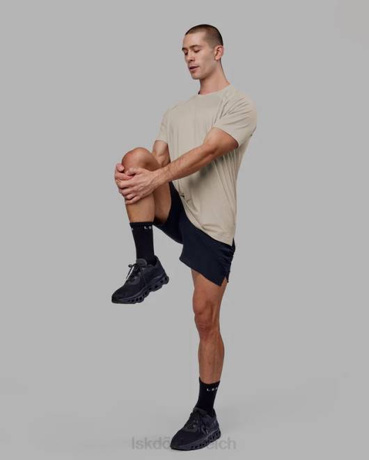 Z8RH965 LSKD Männer Perform Vapourflx T-Shirt – Schieferbeige Bekleidung